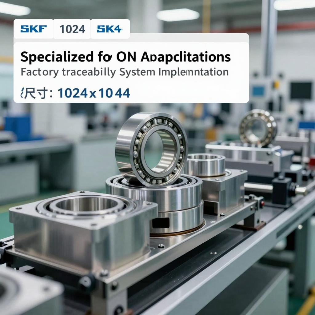 SKF factory traceability system implementation Specialized bearing assembly line for OEM applications