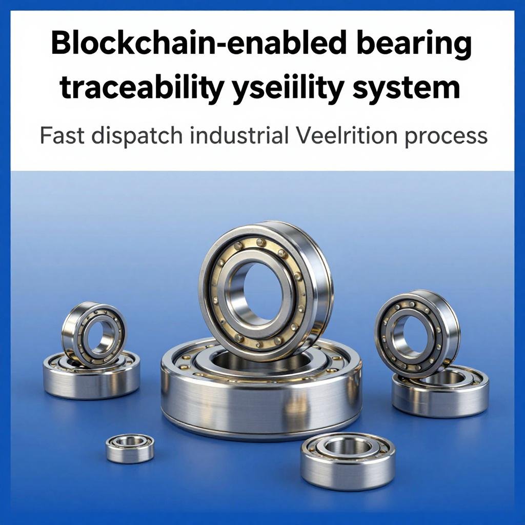 Fast dispatch industrial bearings verification process Blockchain-enabled bearing traceability system demonstration