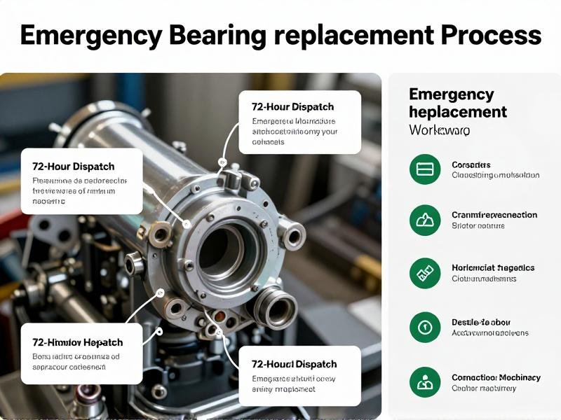 Emergency bearing replacement process