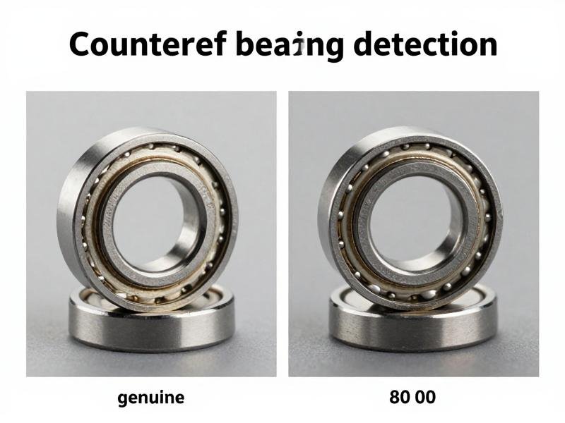 Counterfeit bearing detection