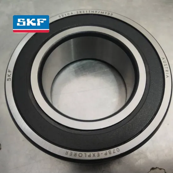Double Row Angular Contact Ball Bearing 3207-A TN9 for Heavy Equipment with Steel Cage - Image 2