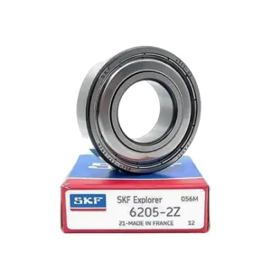 6205-2Z/C3 Deep Groove Ball Bearing Chrome Steel High Temp Grease for Industrial Machinery