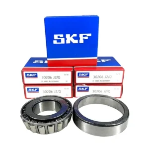 Original SKF Tapered Roller Bearings 30203-30211 with P0-P2 Precision for Industrial Use
