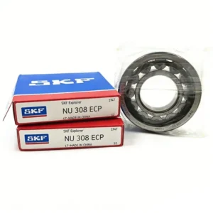Industrial Grade Cylindrical Roller Bearing SKF NU308ECP 40x90x23mm for Gearbox Reducer