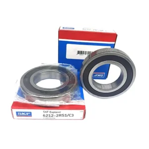 Radial Deep Groove Ball Bearing SKF 6212-2RS1/C3 60x110x22mm Rubber Seals for Industrial Use