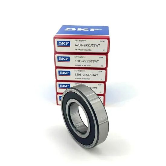 Double Rubber Seal Deep Groove Ball Bearing SKF 6208-2RS1 C3 40x80x18mm for Industrial Machinery - Image 2