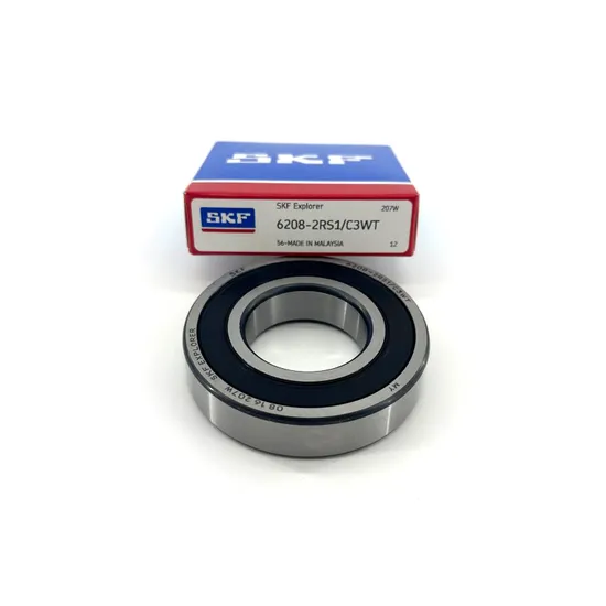 Double Rubber Seal Deep Groove Ball Bearing SKF 6208-2RS1 C3 40x80x18mm for Industrial Machinery - Image 5