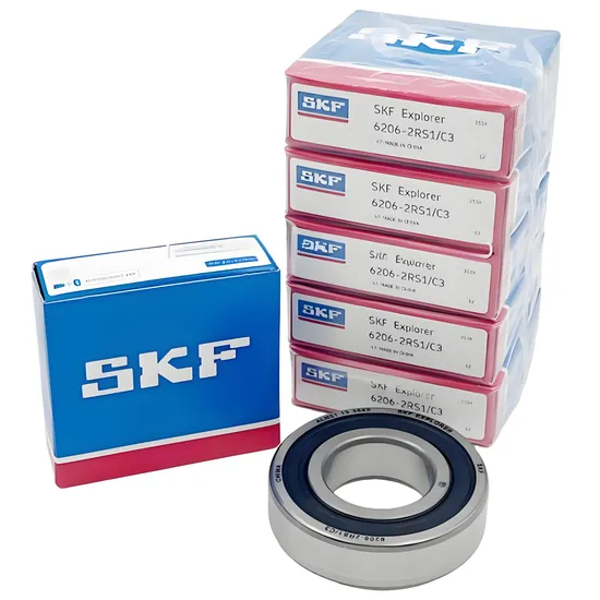Deep Groove Ball Bearing SKF 6011-2RS 55x90x18mm P0-P2 Precision for Auto Spare Parts