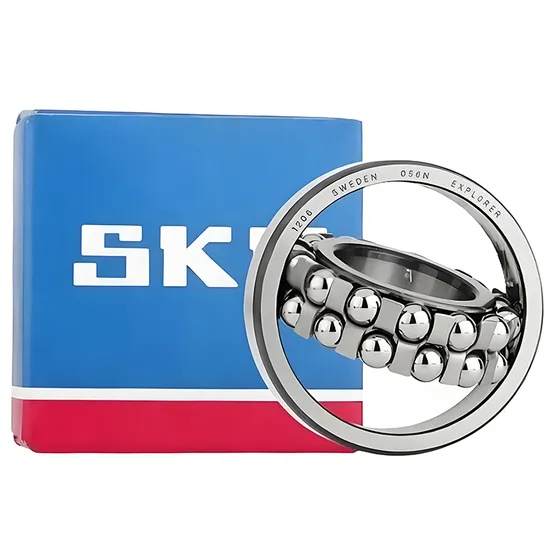 Self Aligning Ball Bearing SKF 2221M 105x190x50mm for Industrial Machinery with Steel/Brass Cage