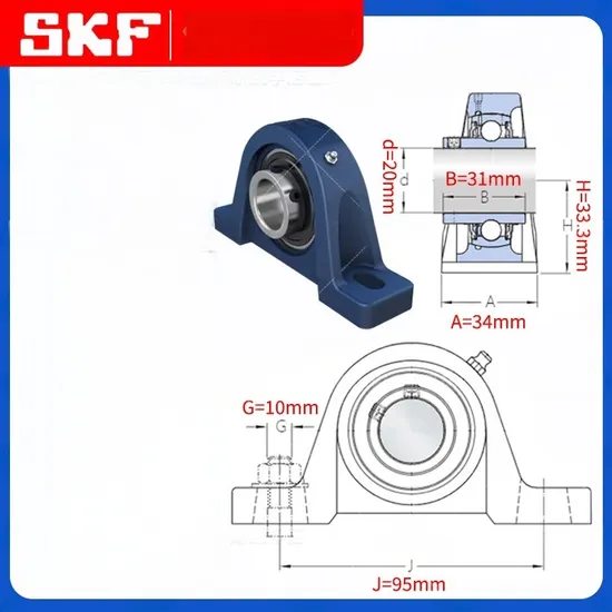UCPX13 Pillow Block Bearing Unit for Construction Machinery High Load Corrosion Resistant - Image 2
