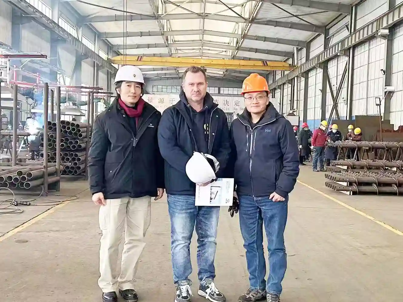 International clients visiting SKF factory